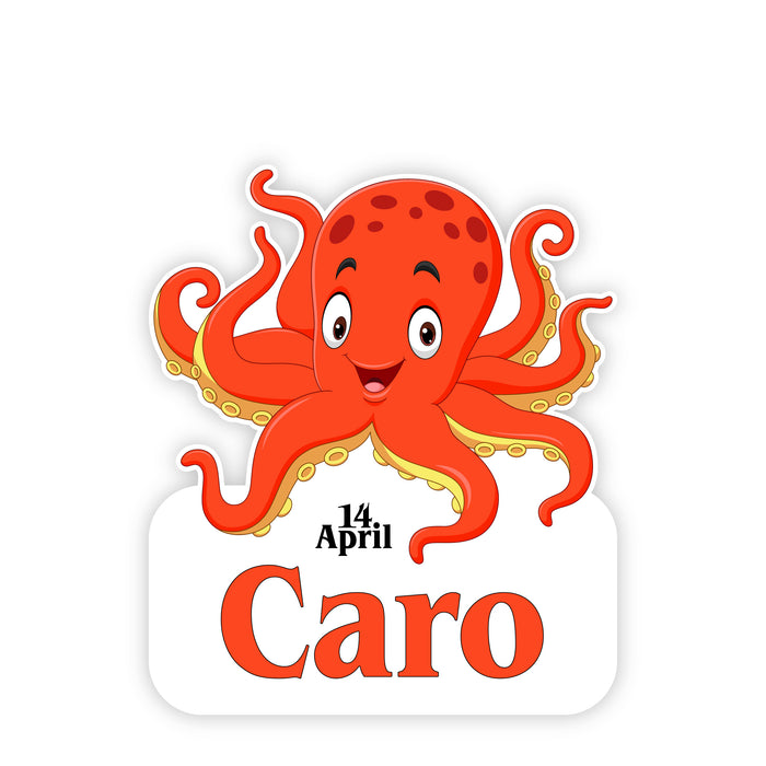 Geburtstafel Octopus