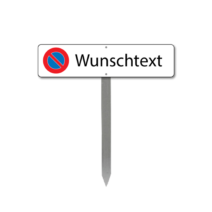 Parkverbotsschild Wunschtext