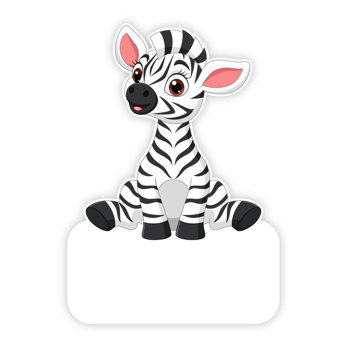 Geburtstafel Zebra
