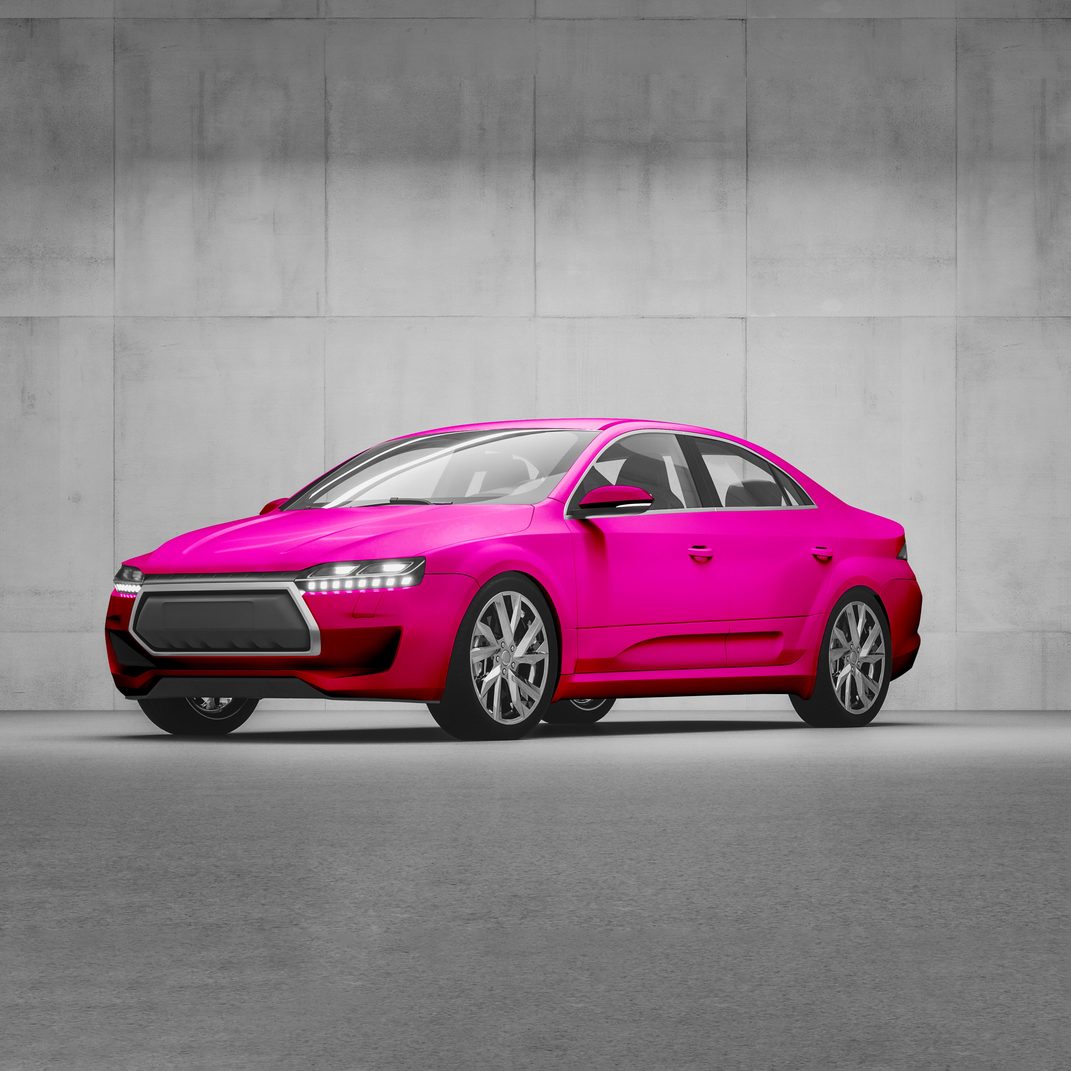 3D-Fahrzeugfolie 2080-G348 | Fierce Fuchsia