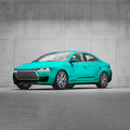 3D-Fahrzeugfolie 2080-G356 | Atomic Teal