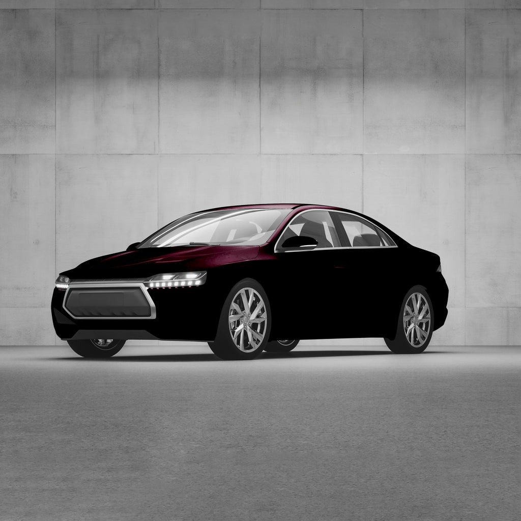 3D-Fahrzeugfolie 2080-S12 | Satin Black