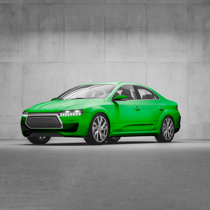 3D-Fahrzeugfolie 2080-S196 | Satin Apple Green