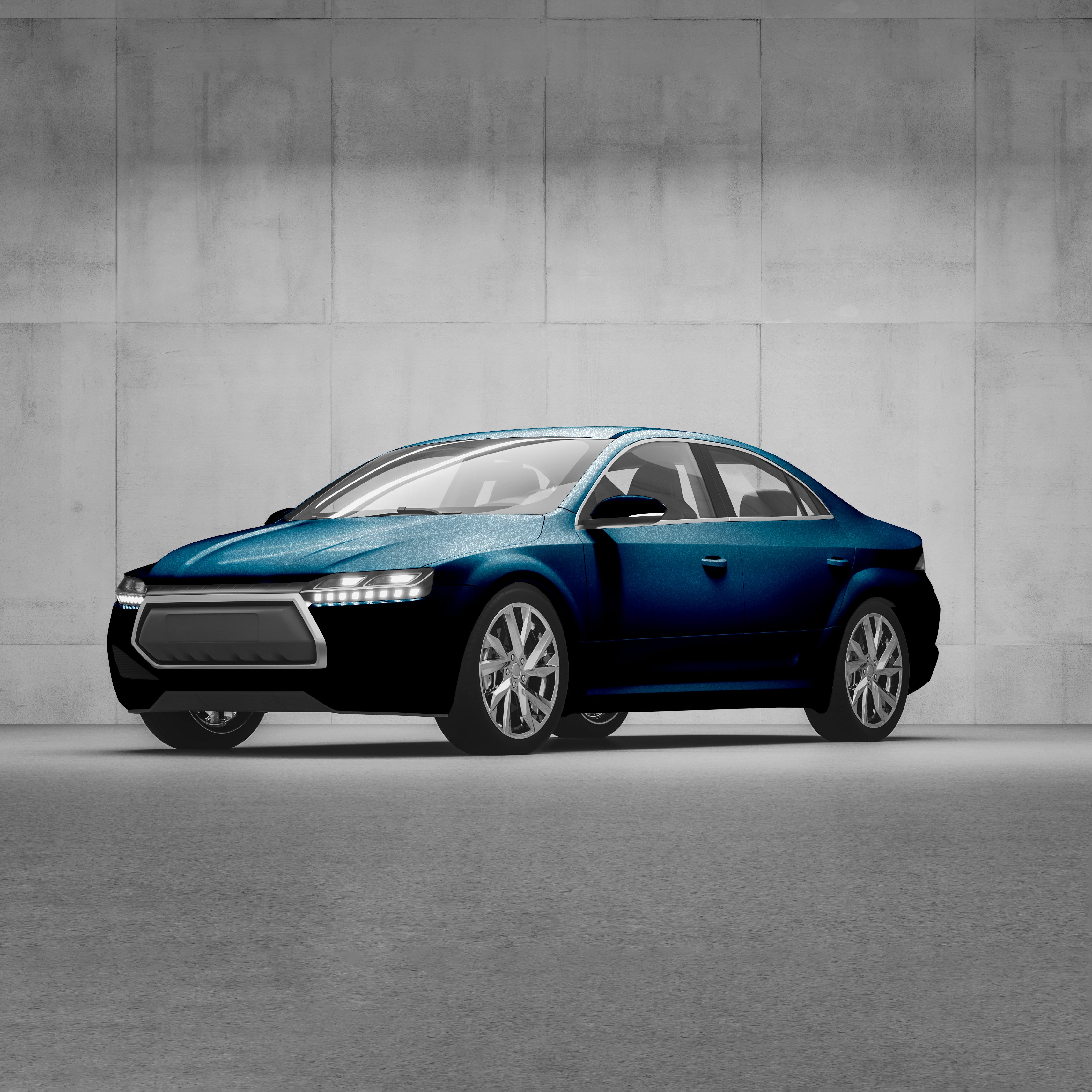 3D-Fahrzeugfolie 2080-S271 | Satin Thundercloud
