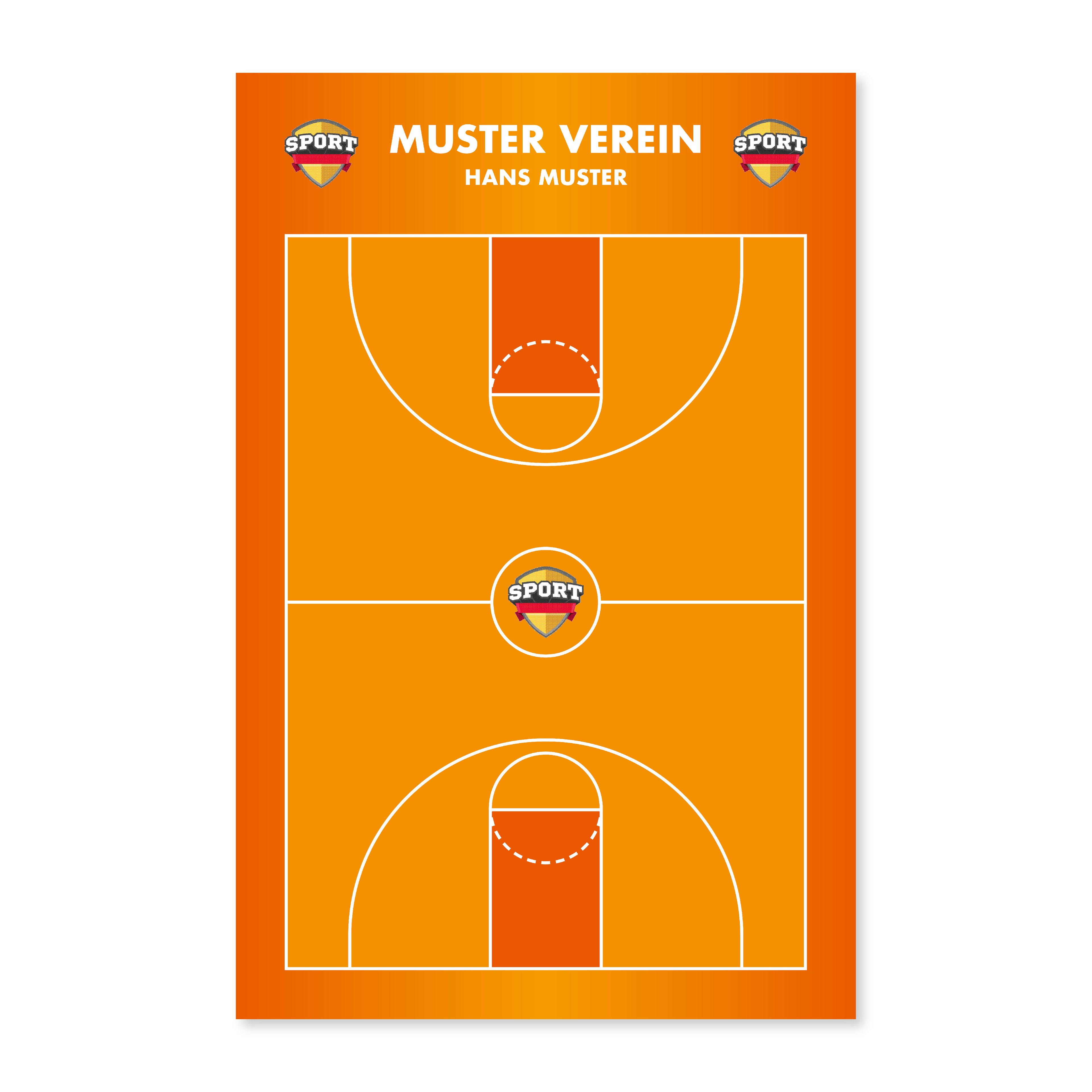 Tableau tactique de basketball 380x580mm