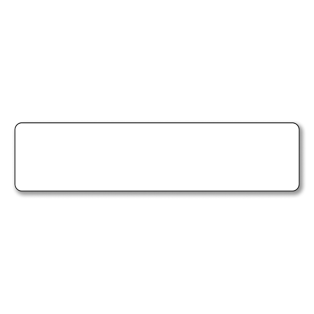 Personalisierbares Namensschild 460x110x2 mm