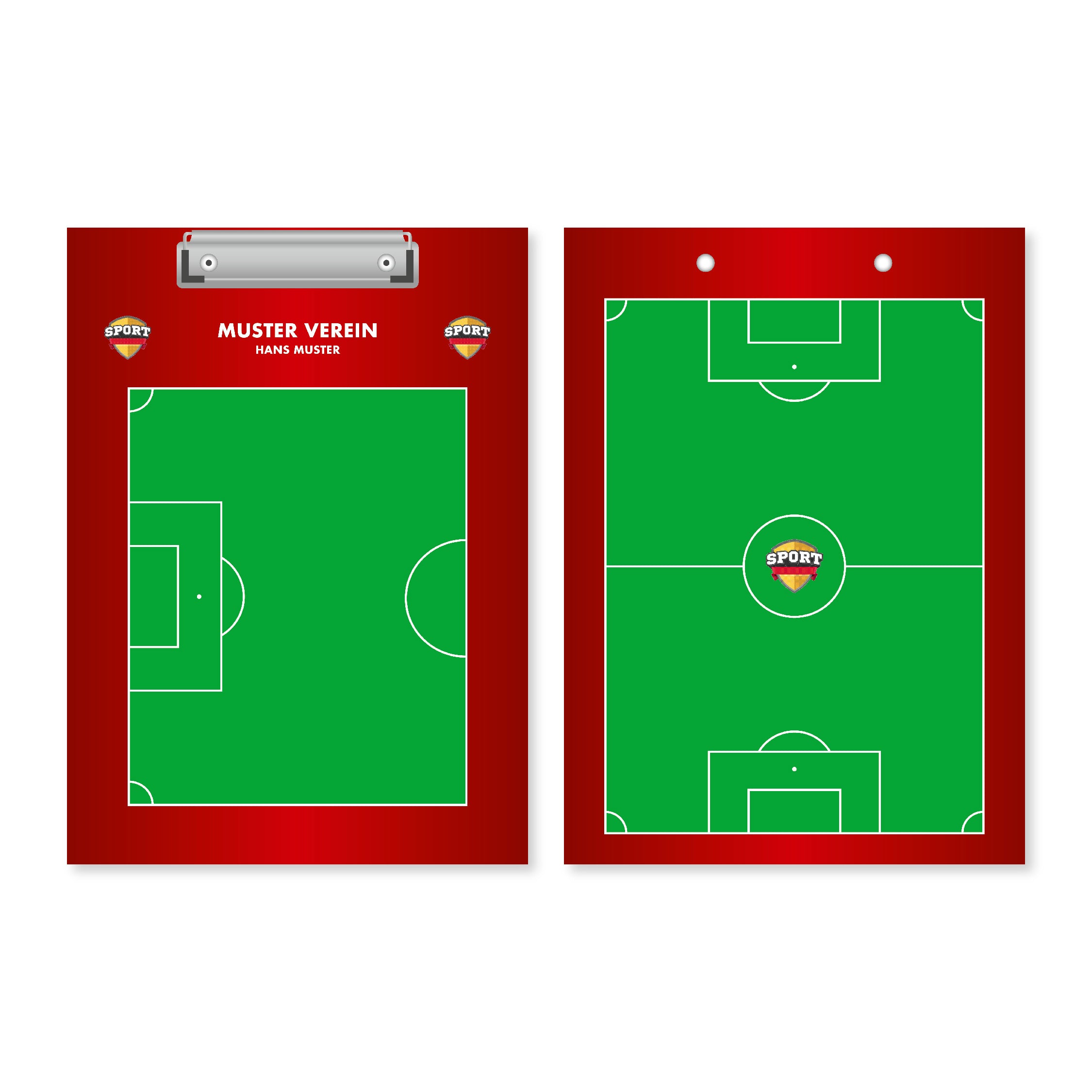 Plateau tactique de football 228x315mm