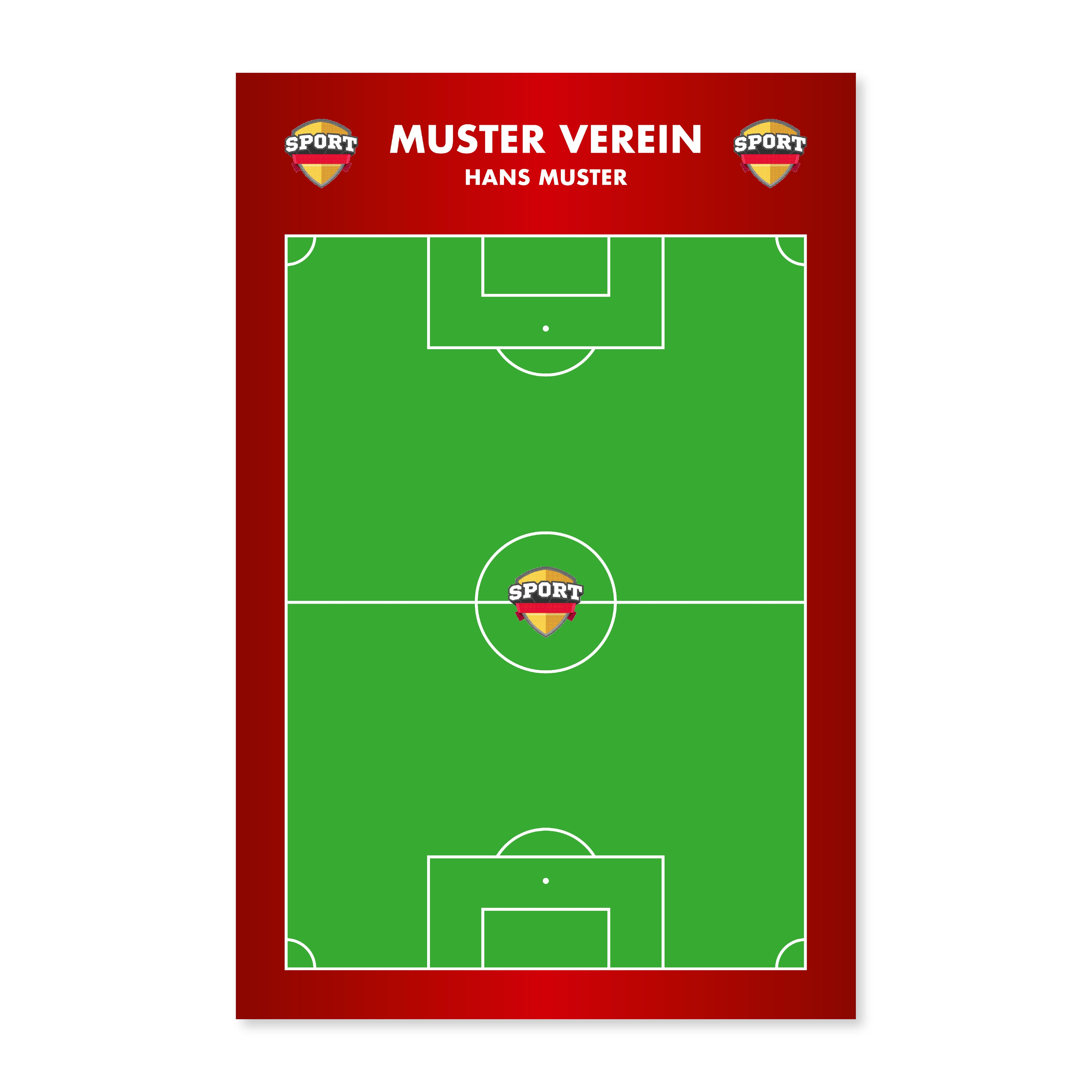 Plateau tactique de football 380x580mm
