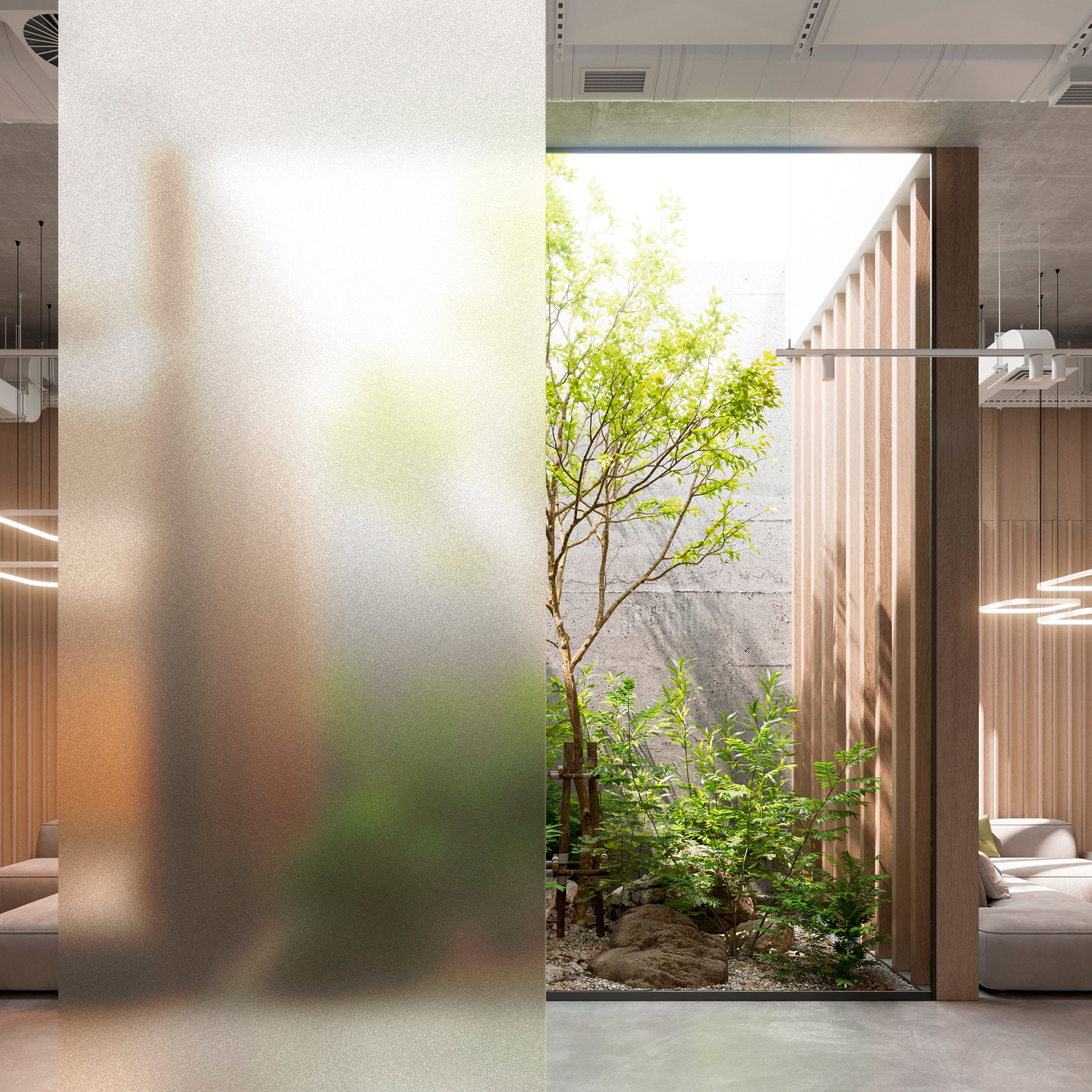 Film décoratif pour verre plat 5525-324 | Sablé (effet sablé)