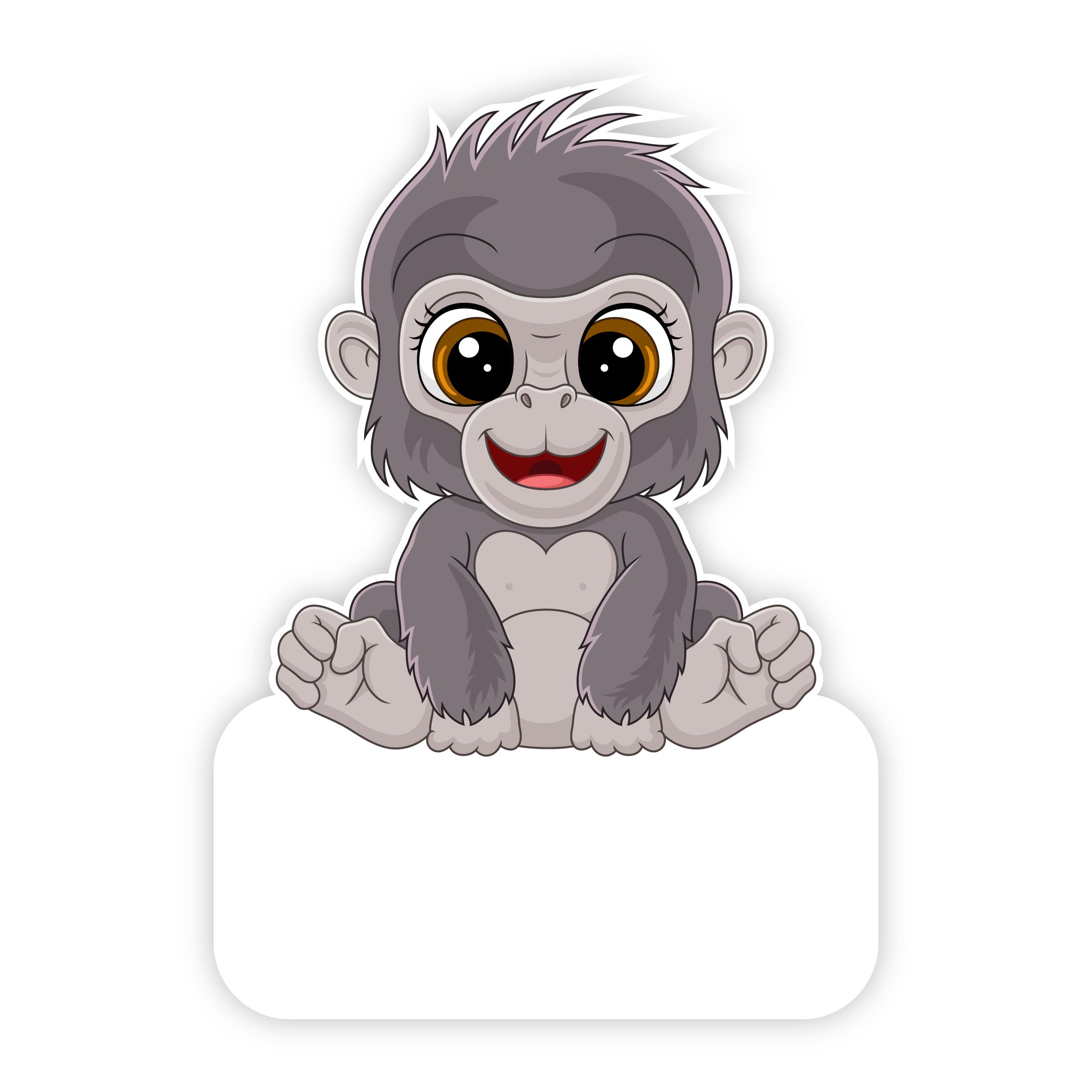 Geburtstafel Gorilla