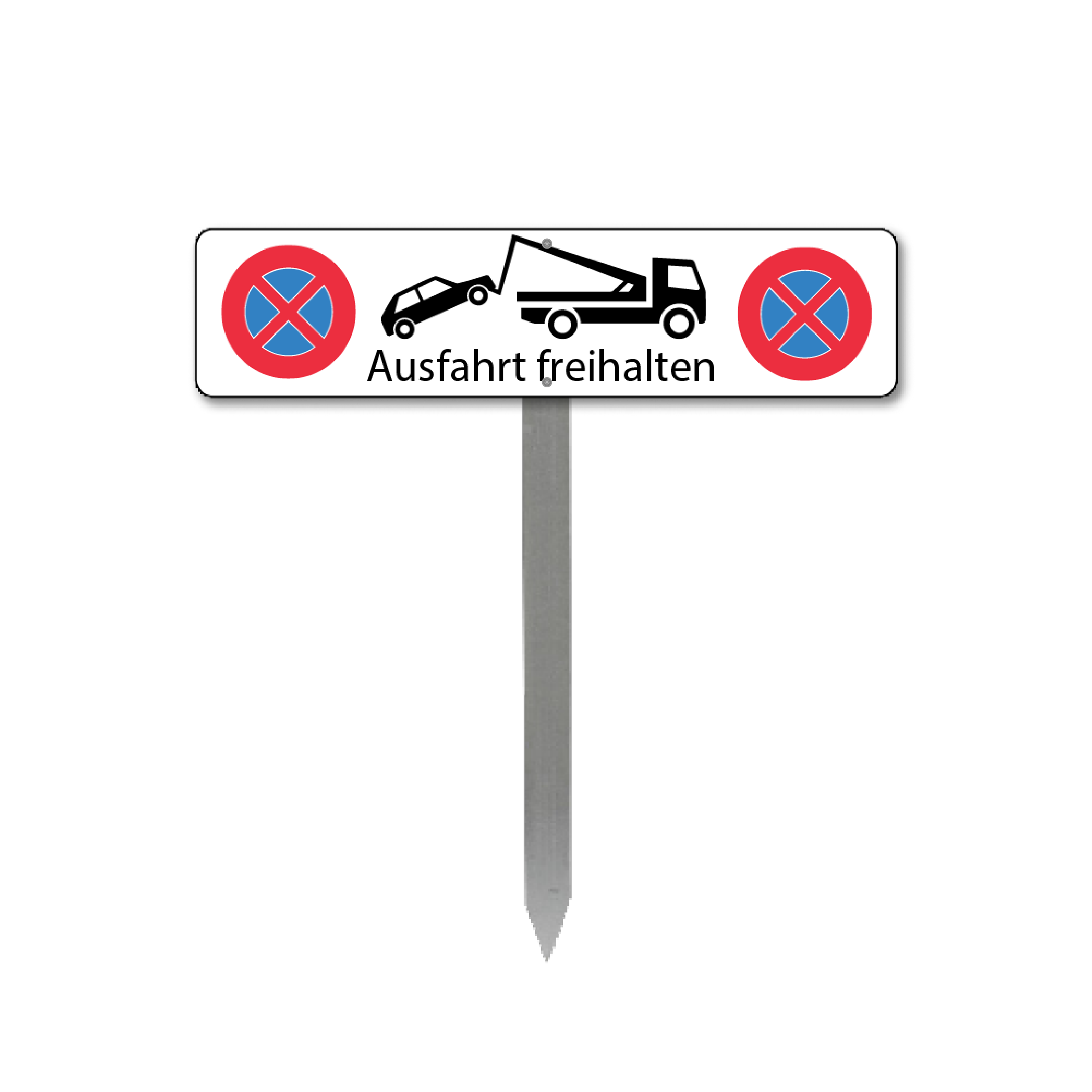 Halteverbotsschild Ausfahrt freihalten