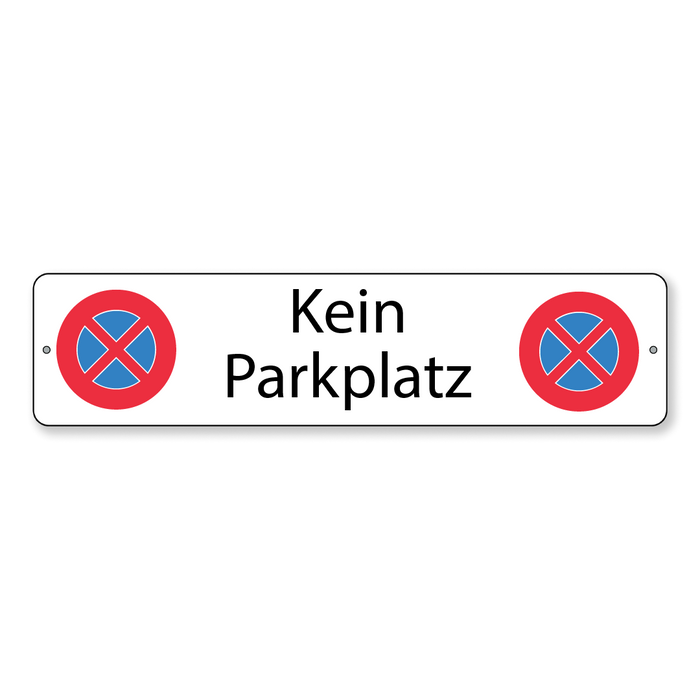 Halteverbotsschild Kein Parkplatz