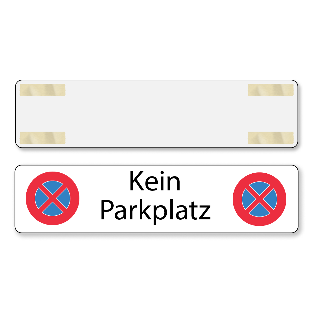 Halteverbotsschild Kein Parkplatz