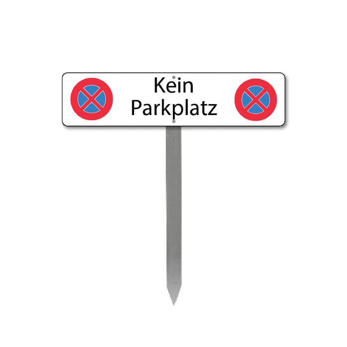 Halteverbotsschild Kein Parkplatz