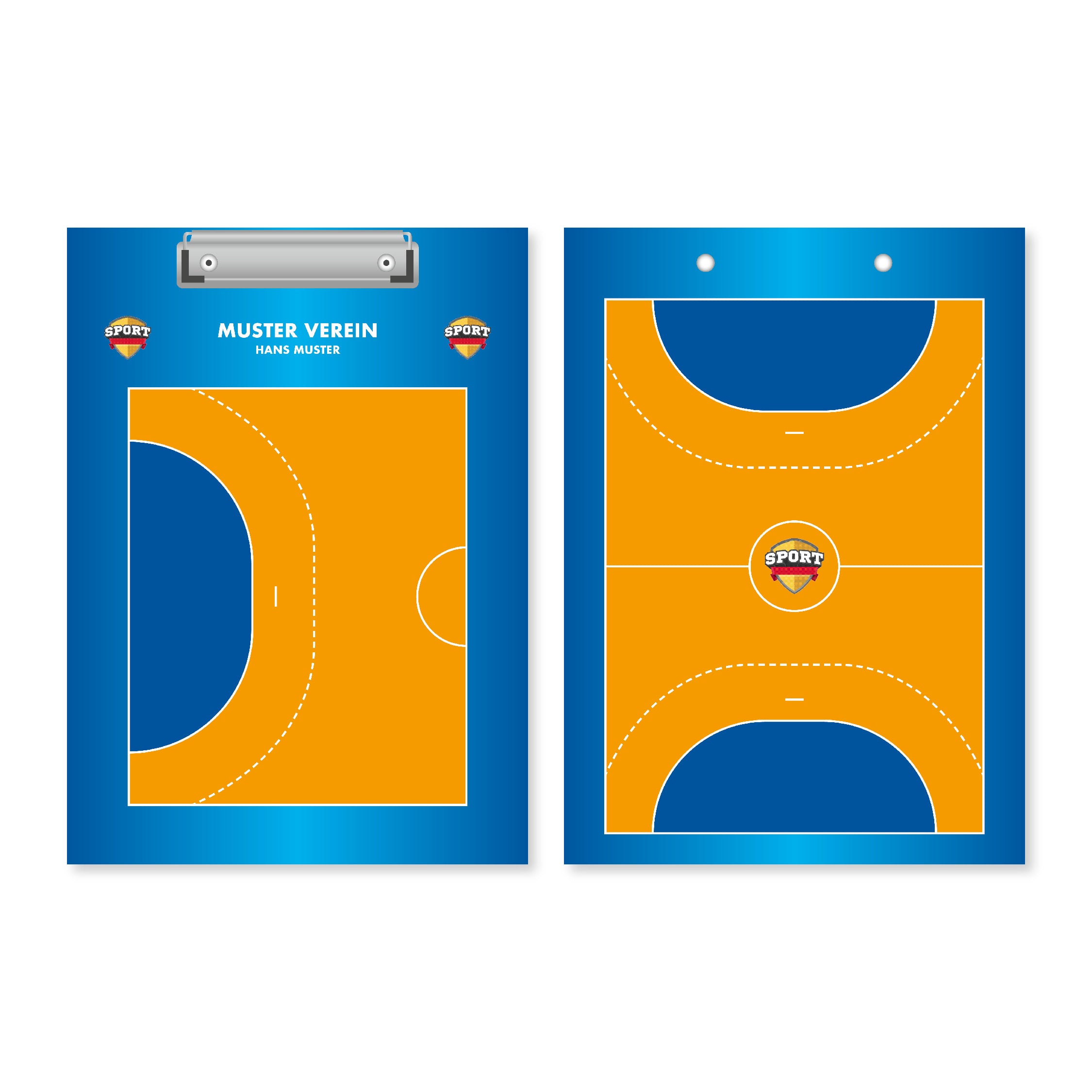 Tableau tactique de handball 228x315mm