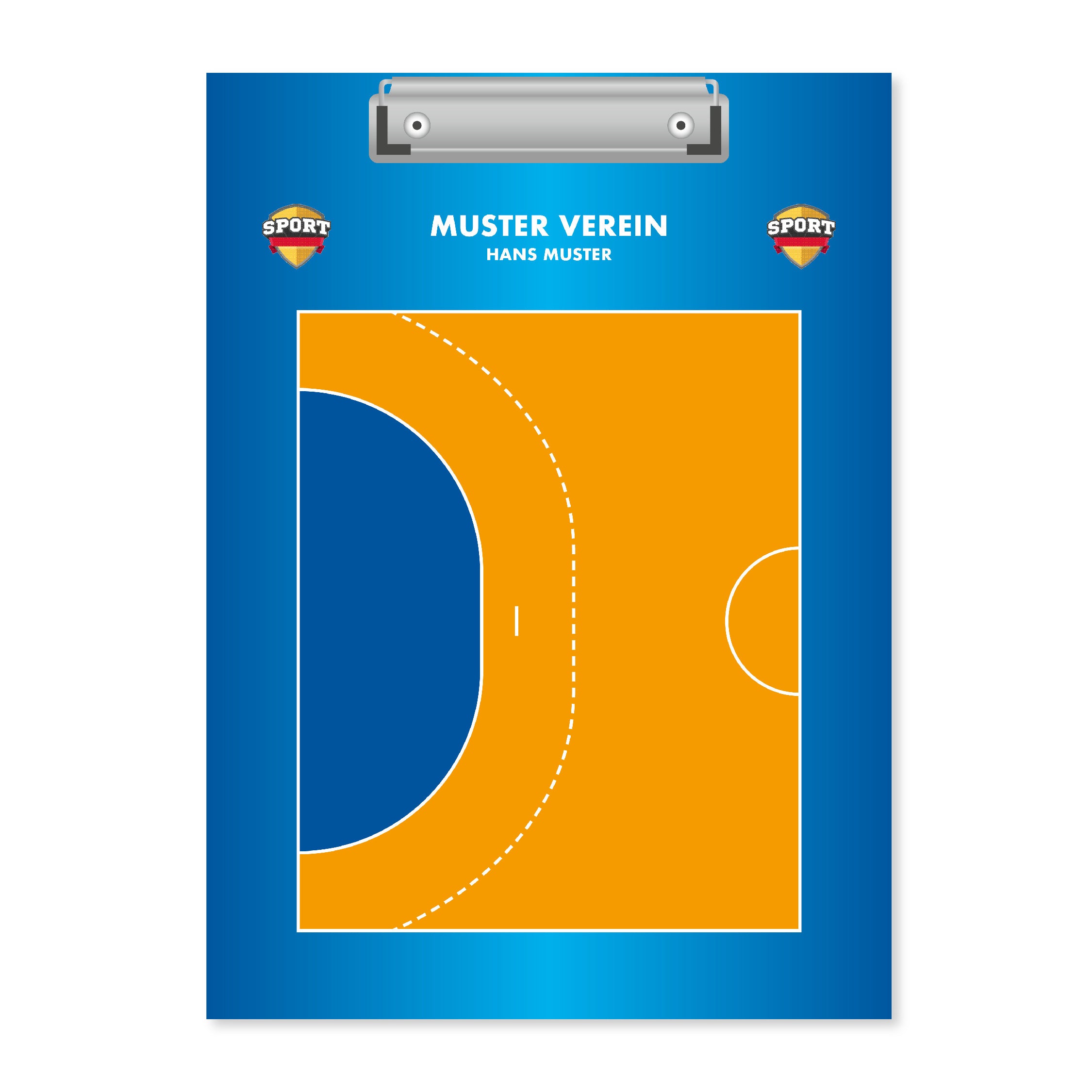 Tableau tactique de handball 228x315mm