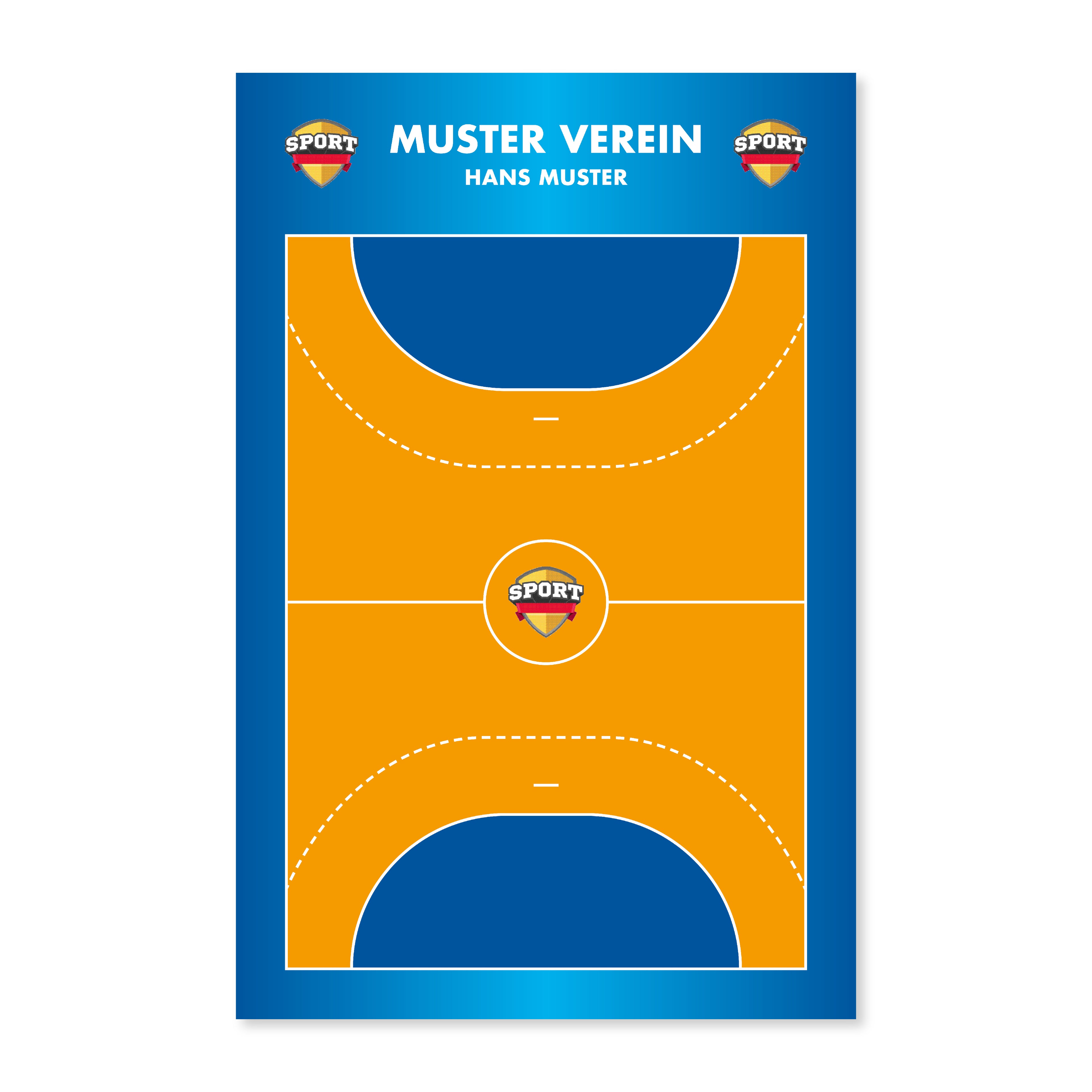 Tableau tactique de handball 380x580mm