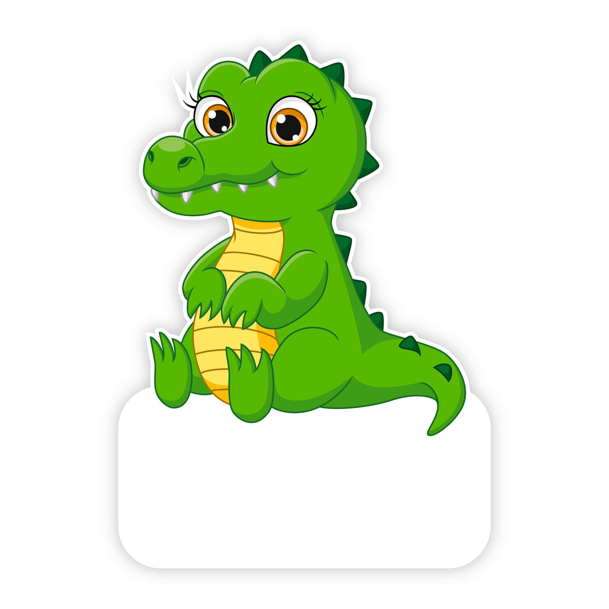 Geburtstafel Krokodil FOLIORISTO CH