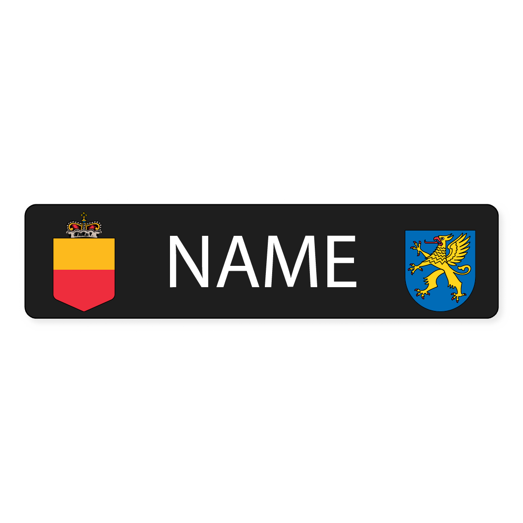 Namensschild Balzers