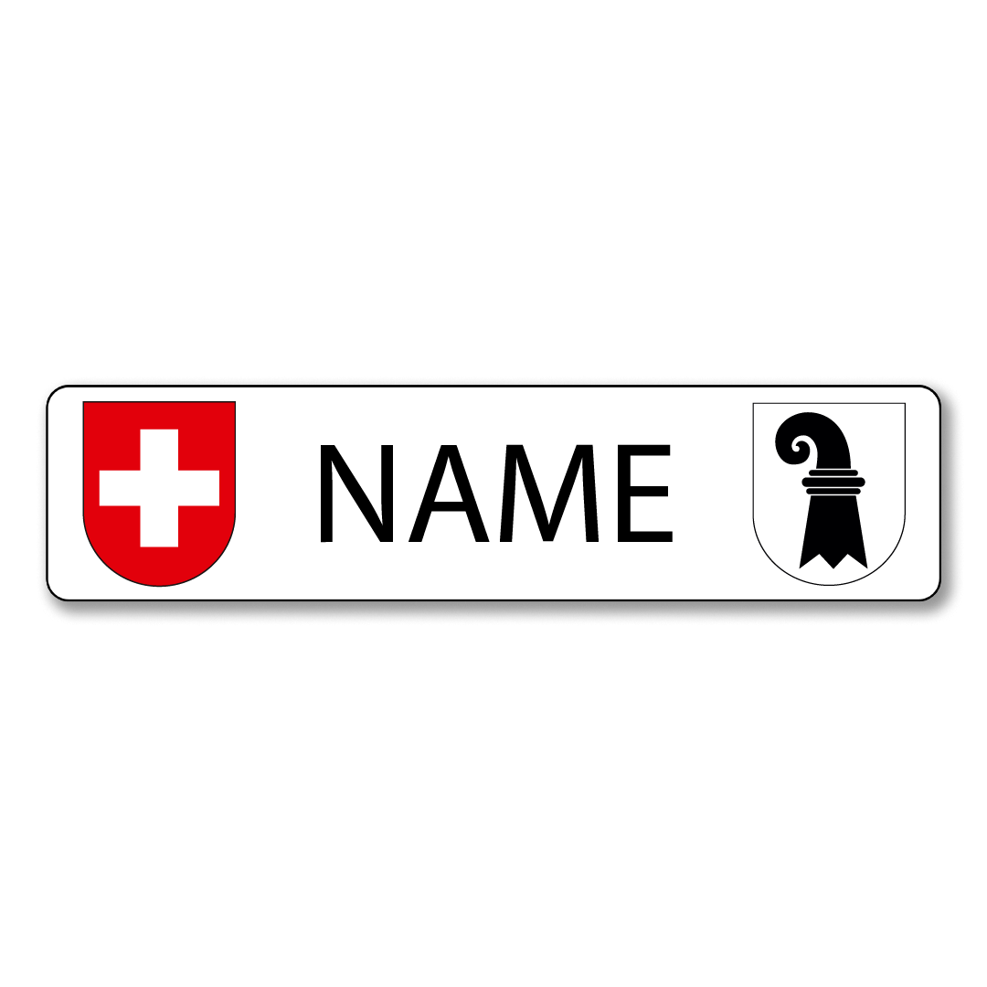 Namensschild Basel Stadt