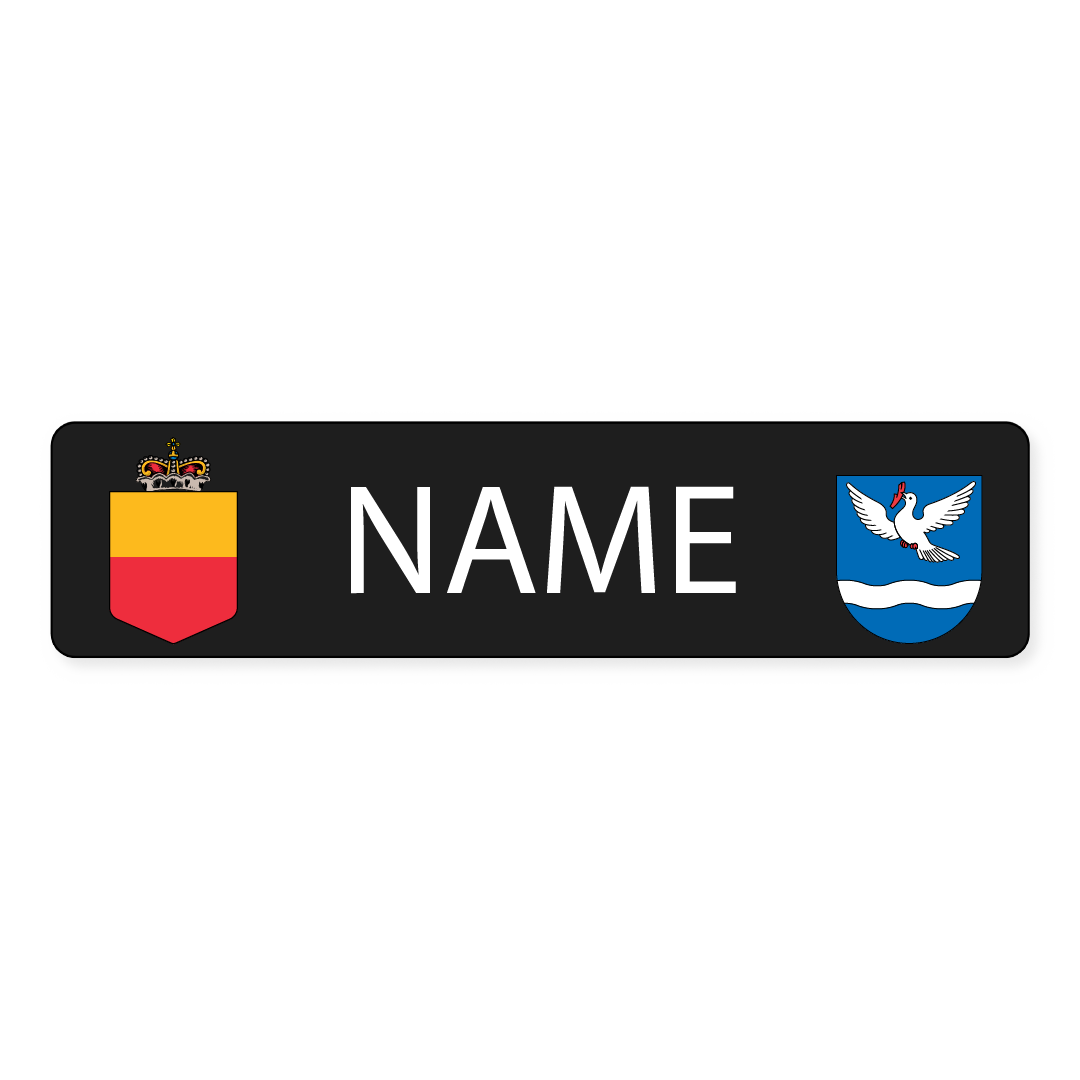 Namensschild Eschen