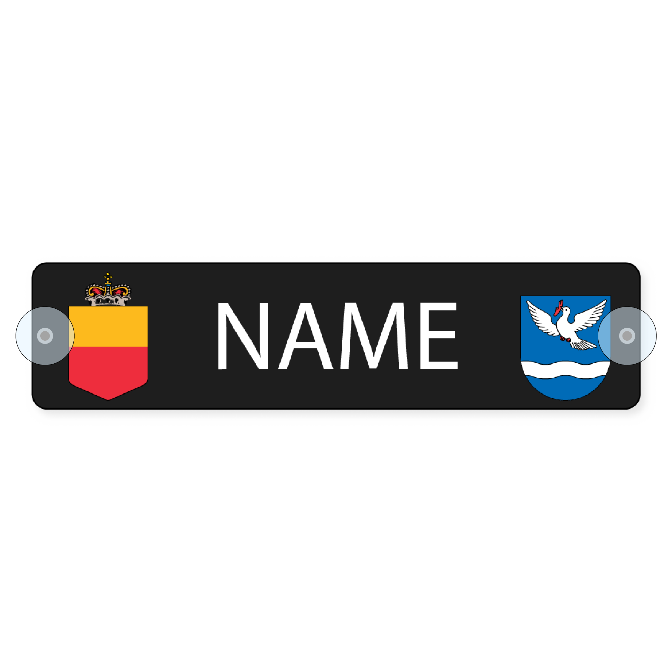 Namensschild Eschen