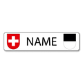 Namensschild Fribourg