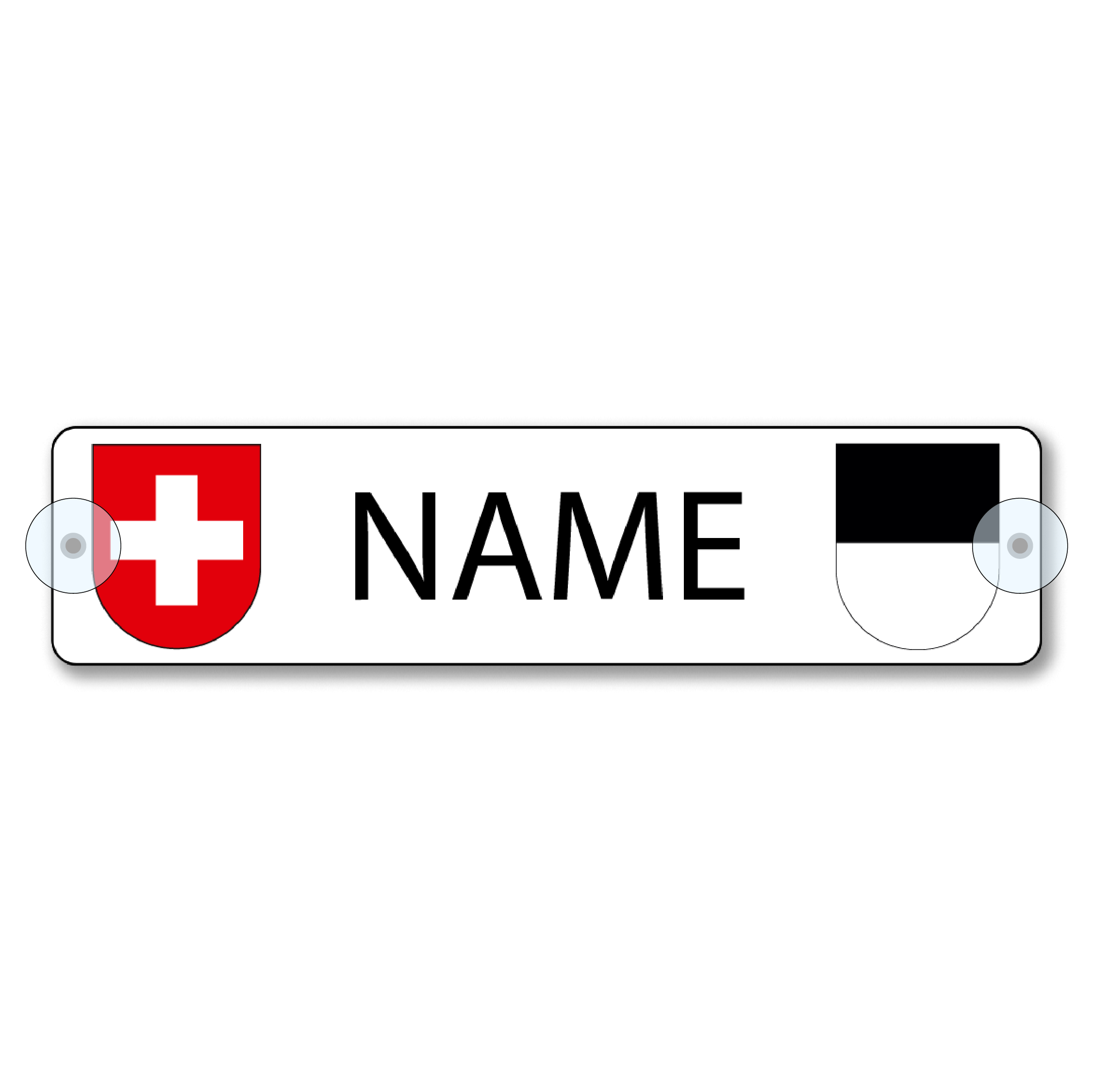 Namensschild Fribourg