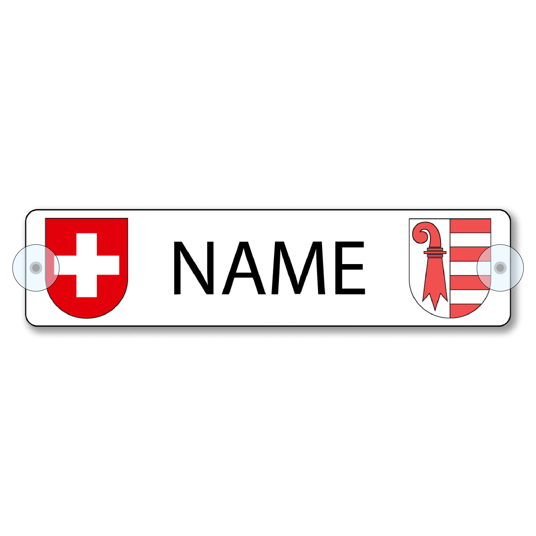 Namensschild Jura