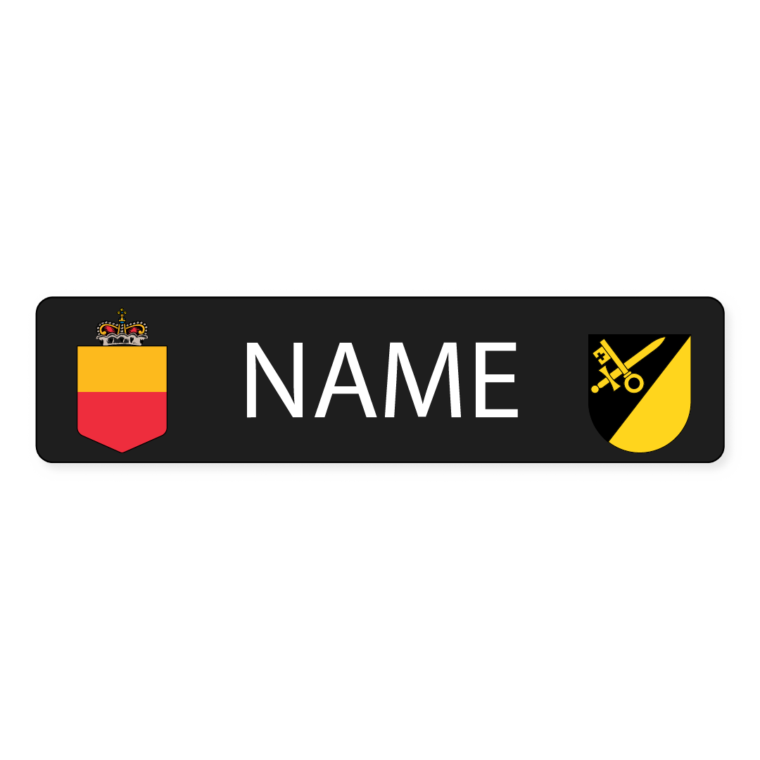Namensschild Mauren