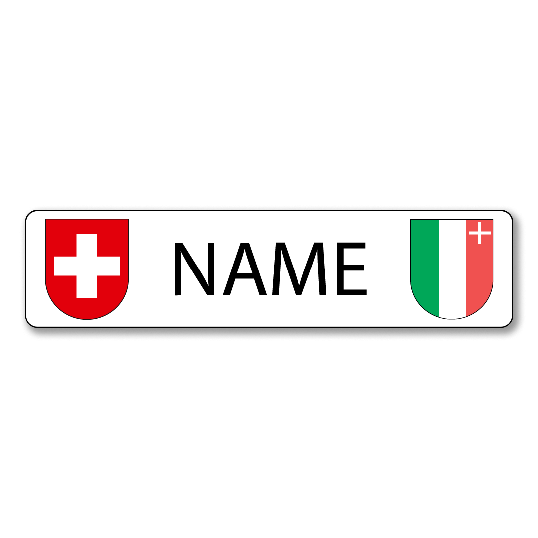 Namensschild Neuchâtel