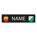 Namensschild Planken