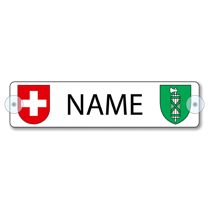 Namensschild St. Gallen