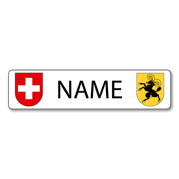 Namensschild Schaffhausen