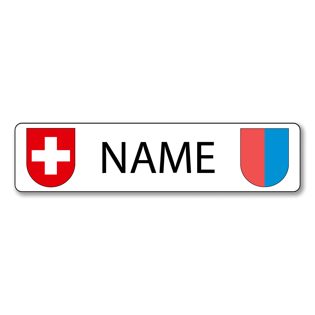 Namensschild Tessin