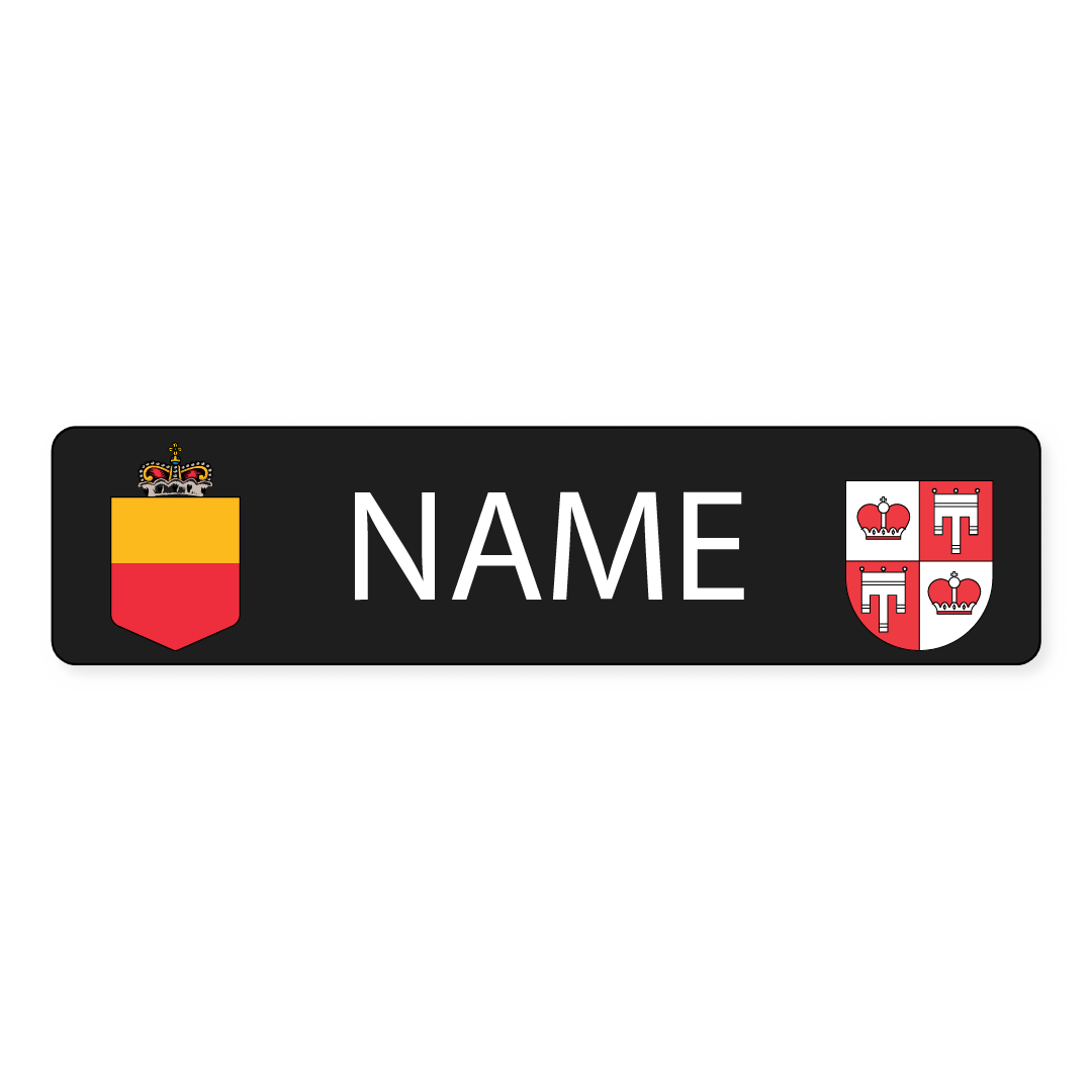 Namensschild Vaduz