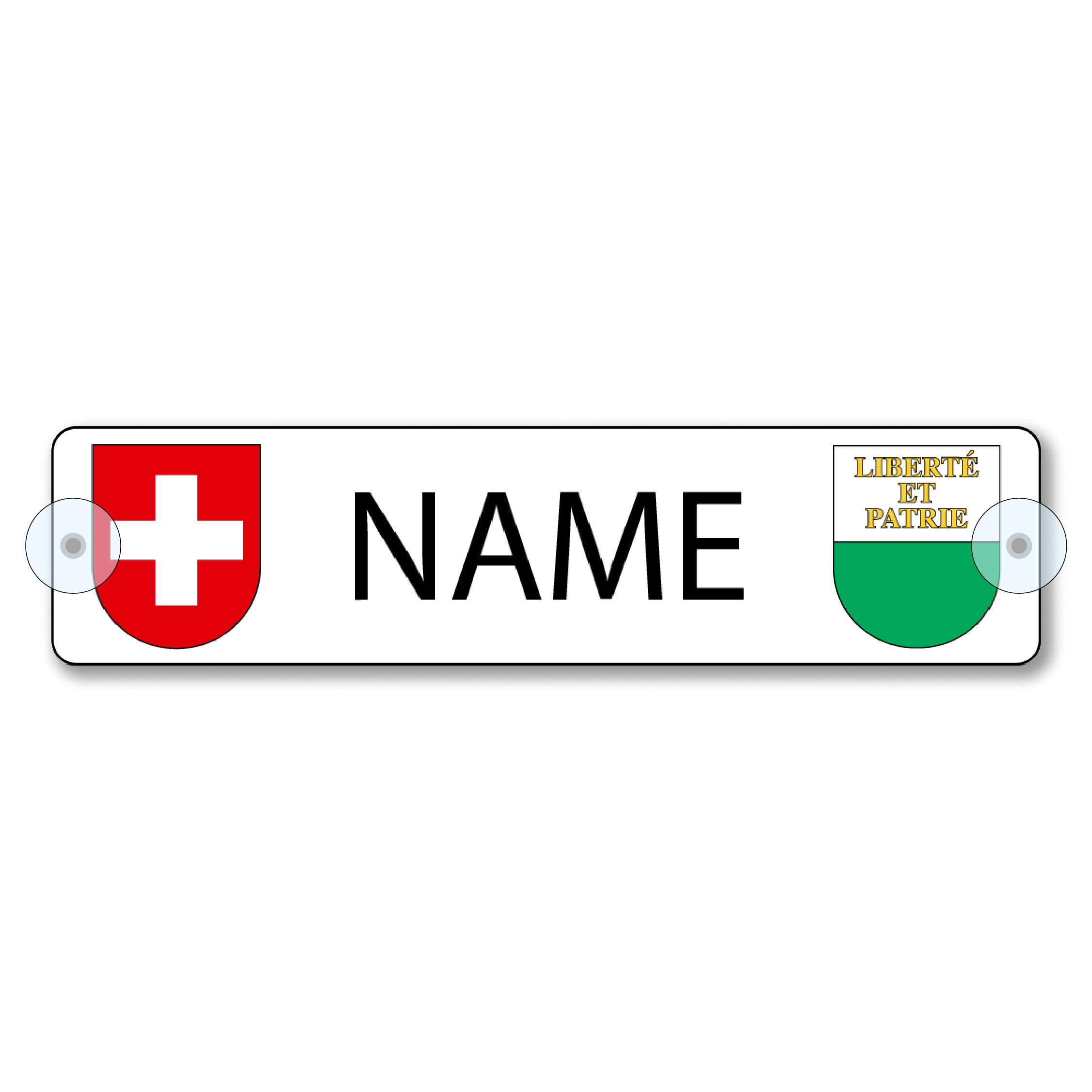 Namensschild Waadt