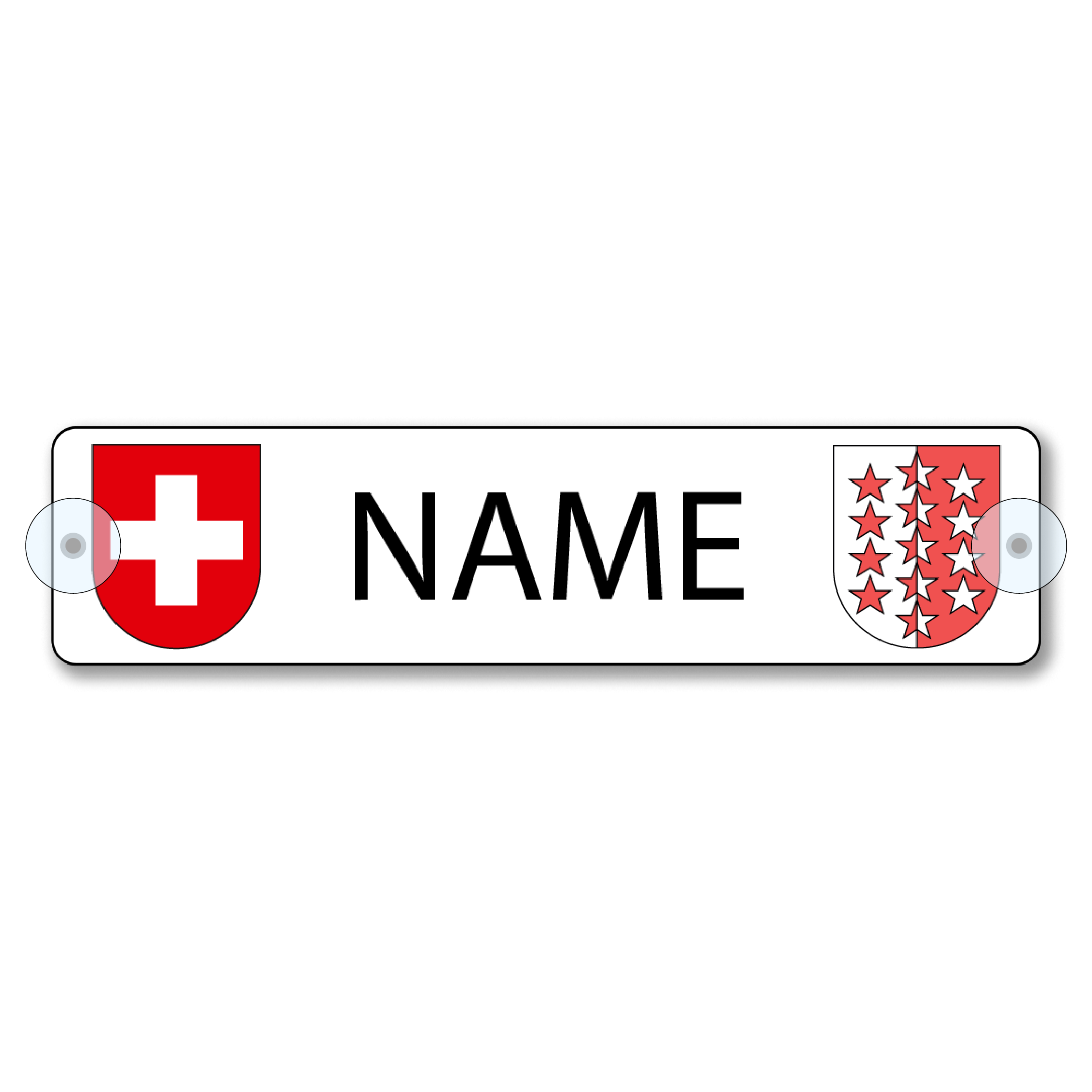 Namensschild Wallis