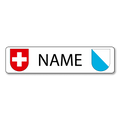 Namensschild Zürich