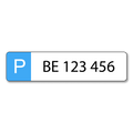 Parkschild Autonummer