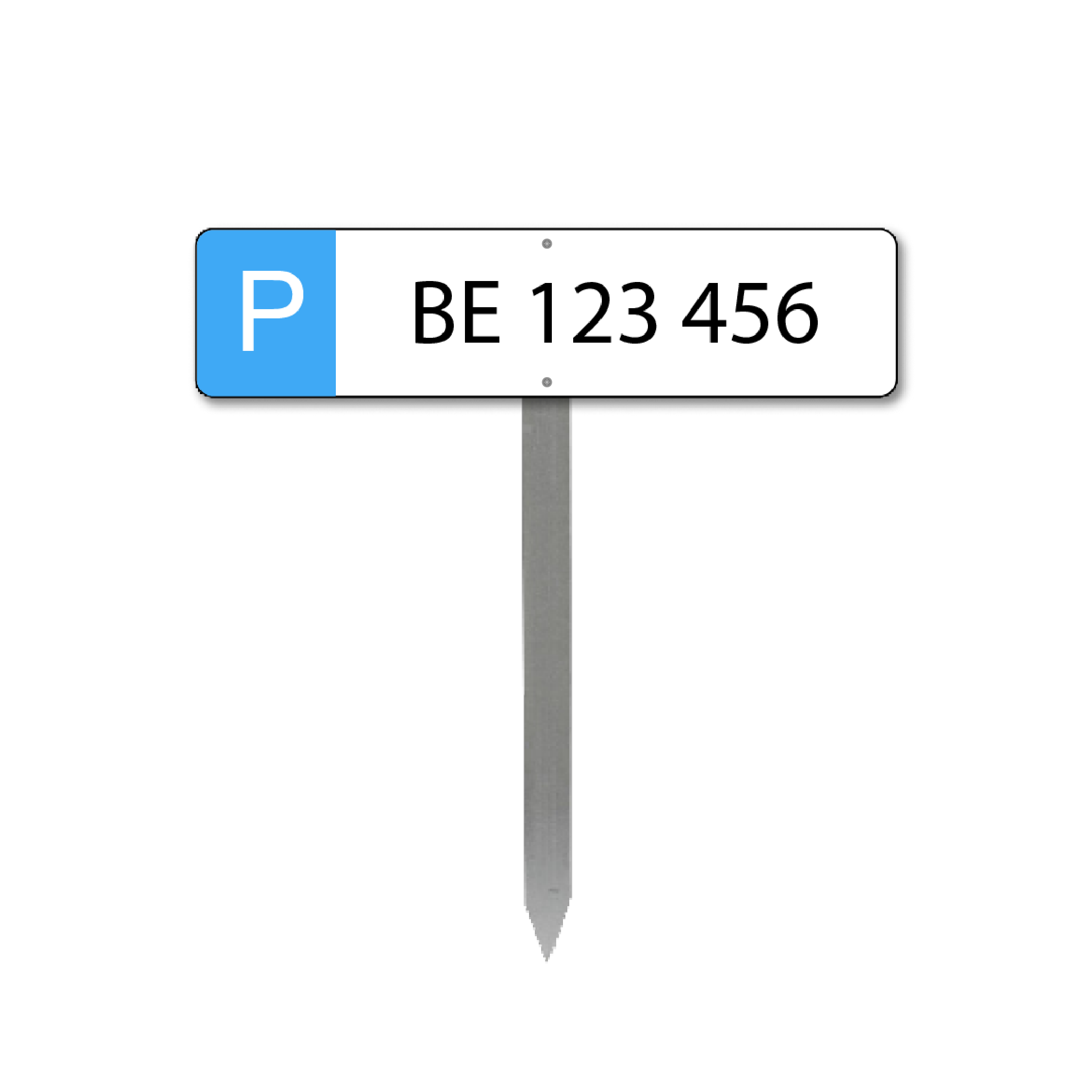 Parkschild Autonummer