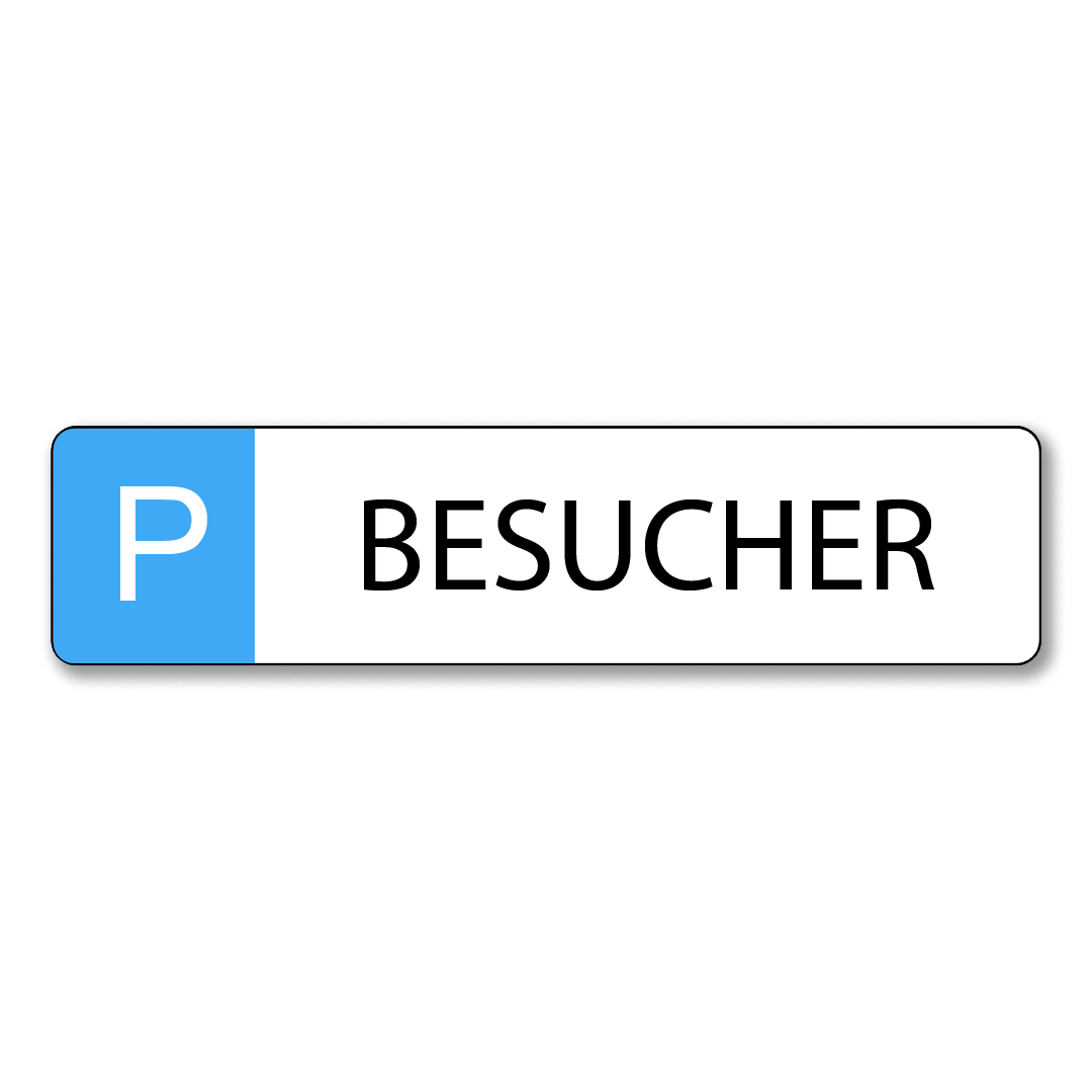 Parkschild Besucher