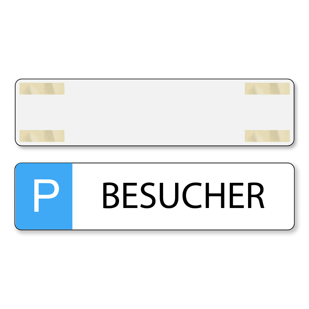 Parkschild Besucher