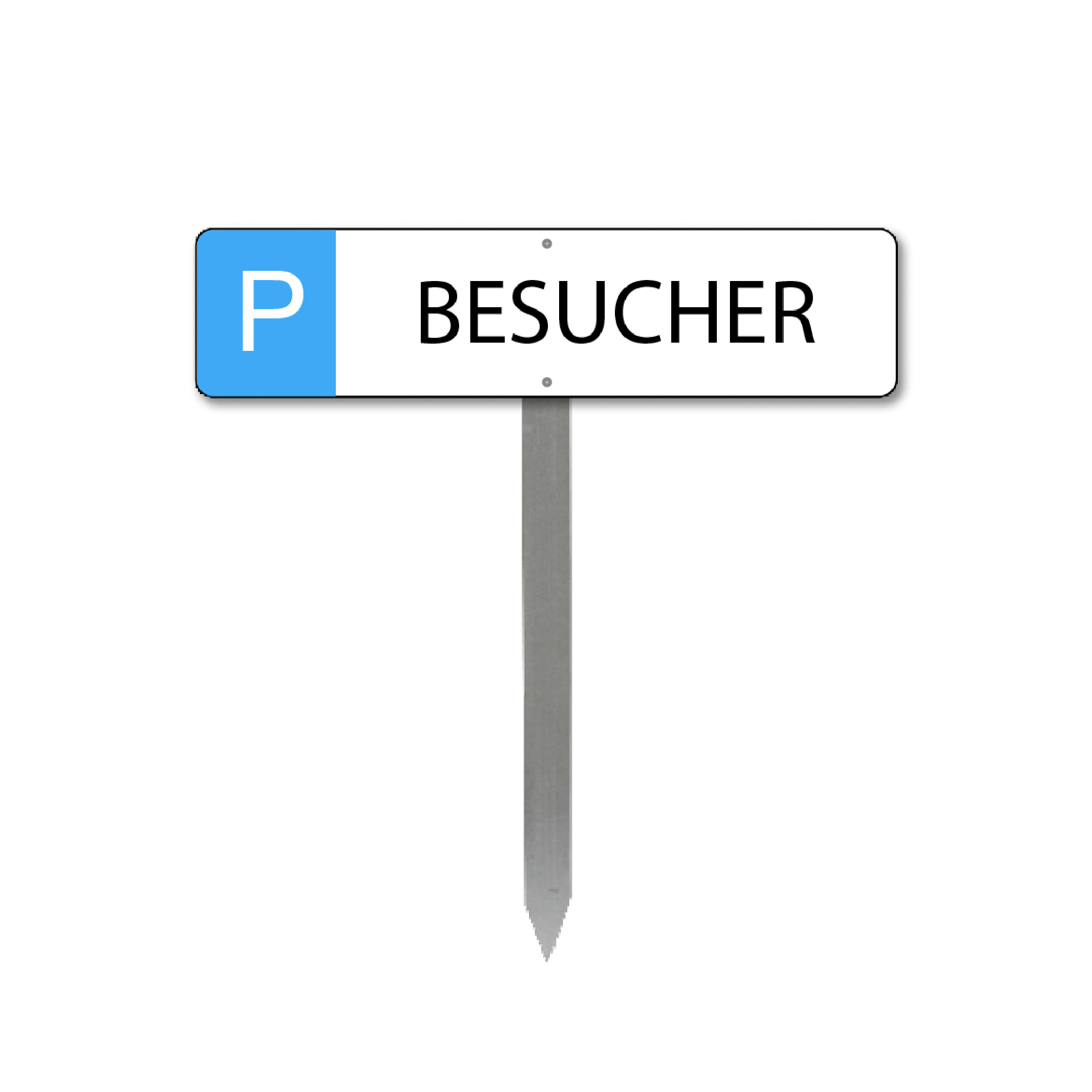 Parkschild Besucher