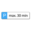 Parkschild Dauer