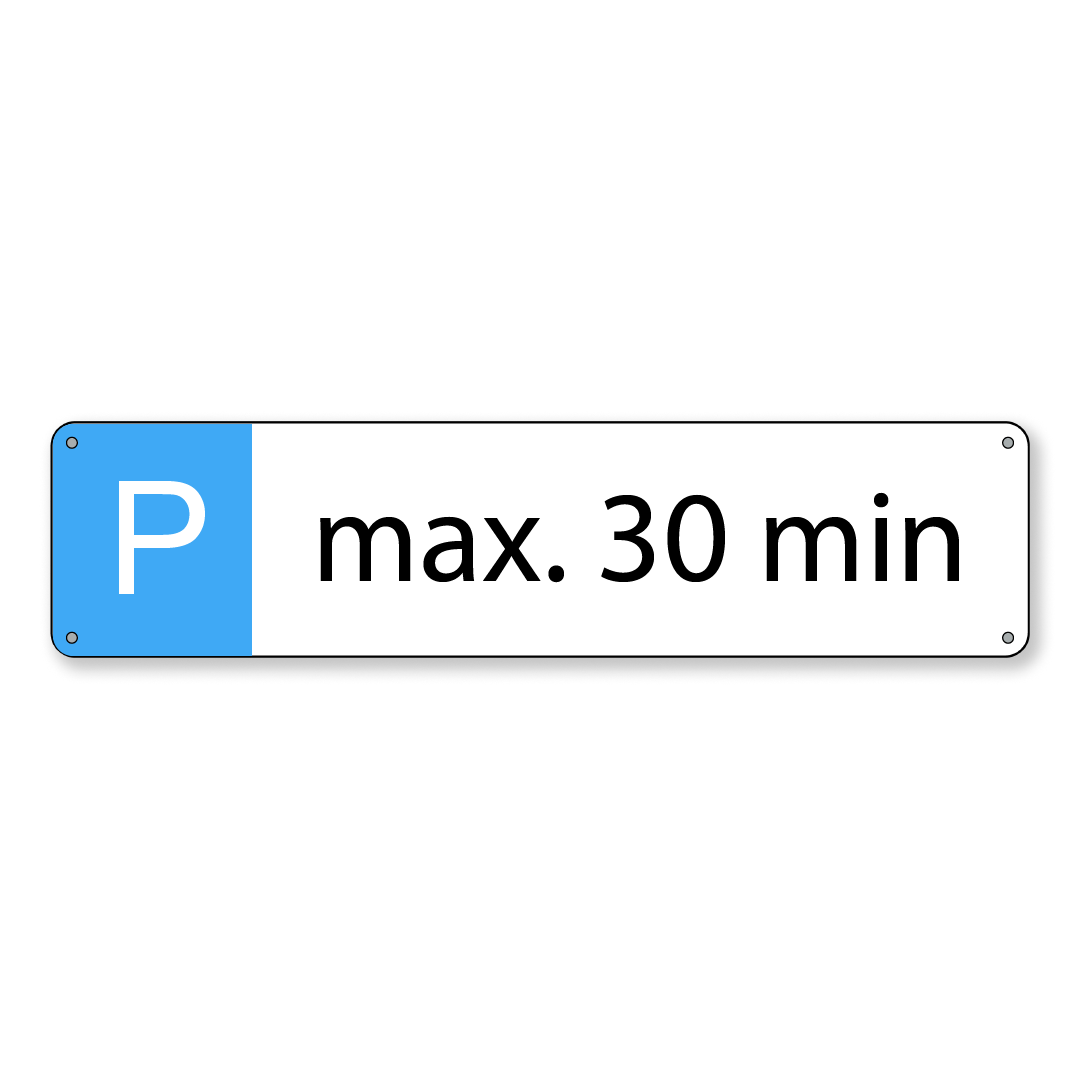 Parkschild Dauer