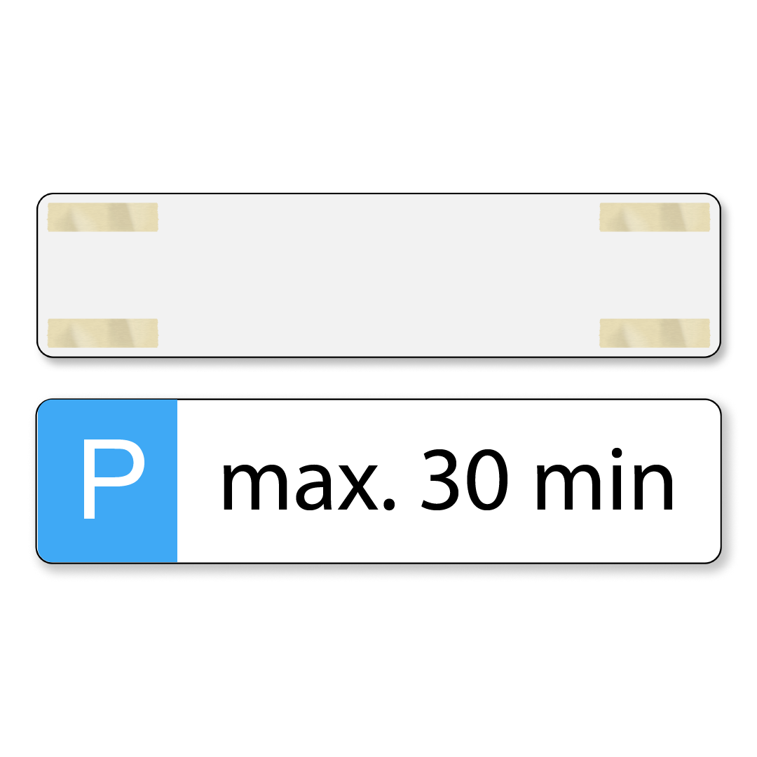 Parkschild Dauer