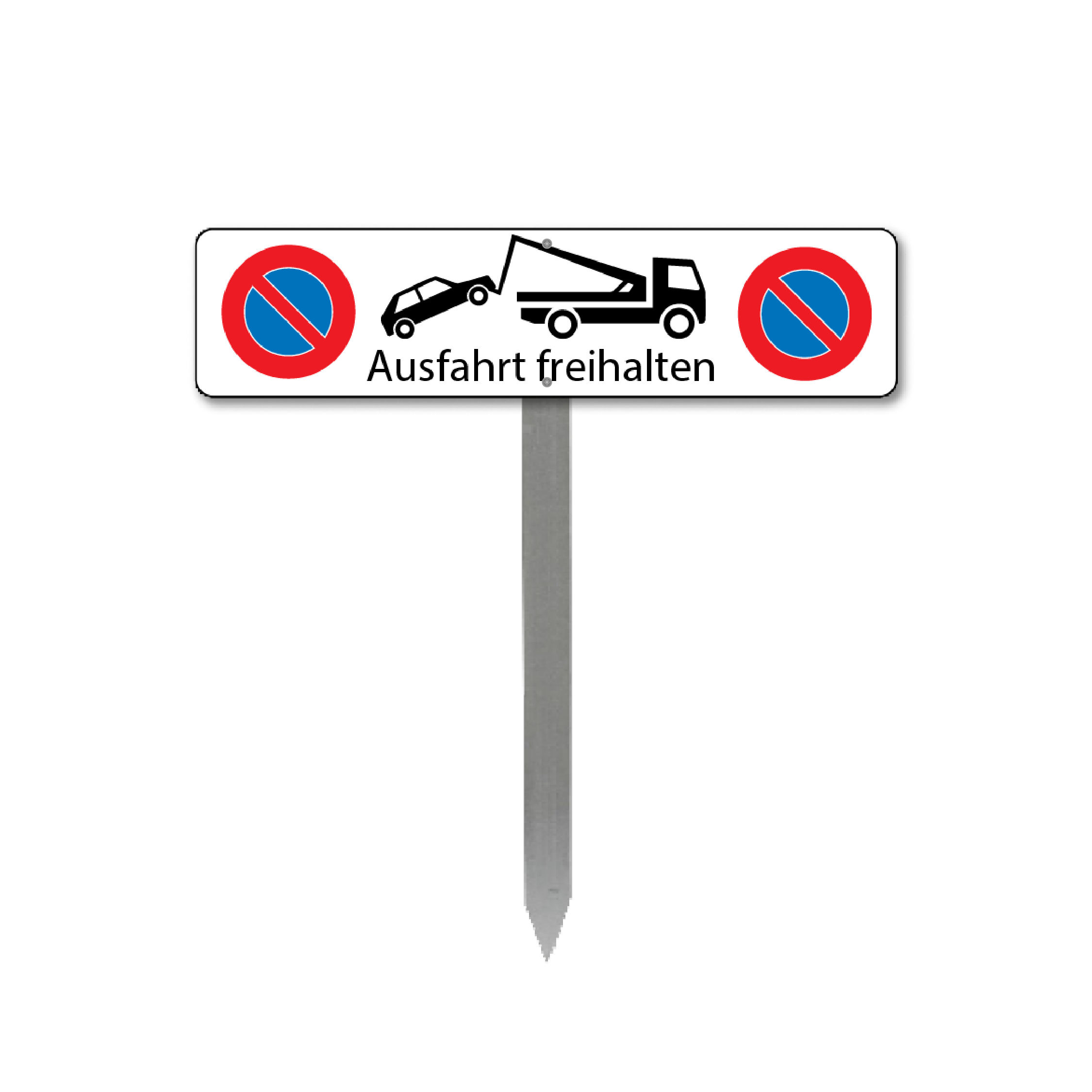 Parkverbotsschild Ausfahrt freihalten