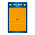Taktikboard Volleyball 380x580mm
