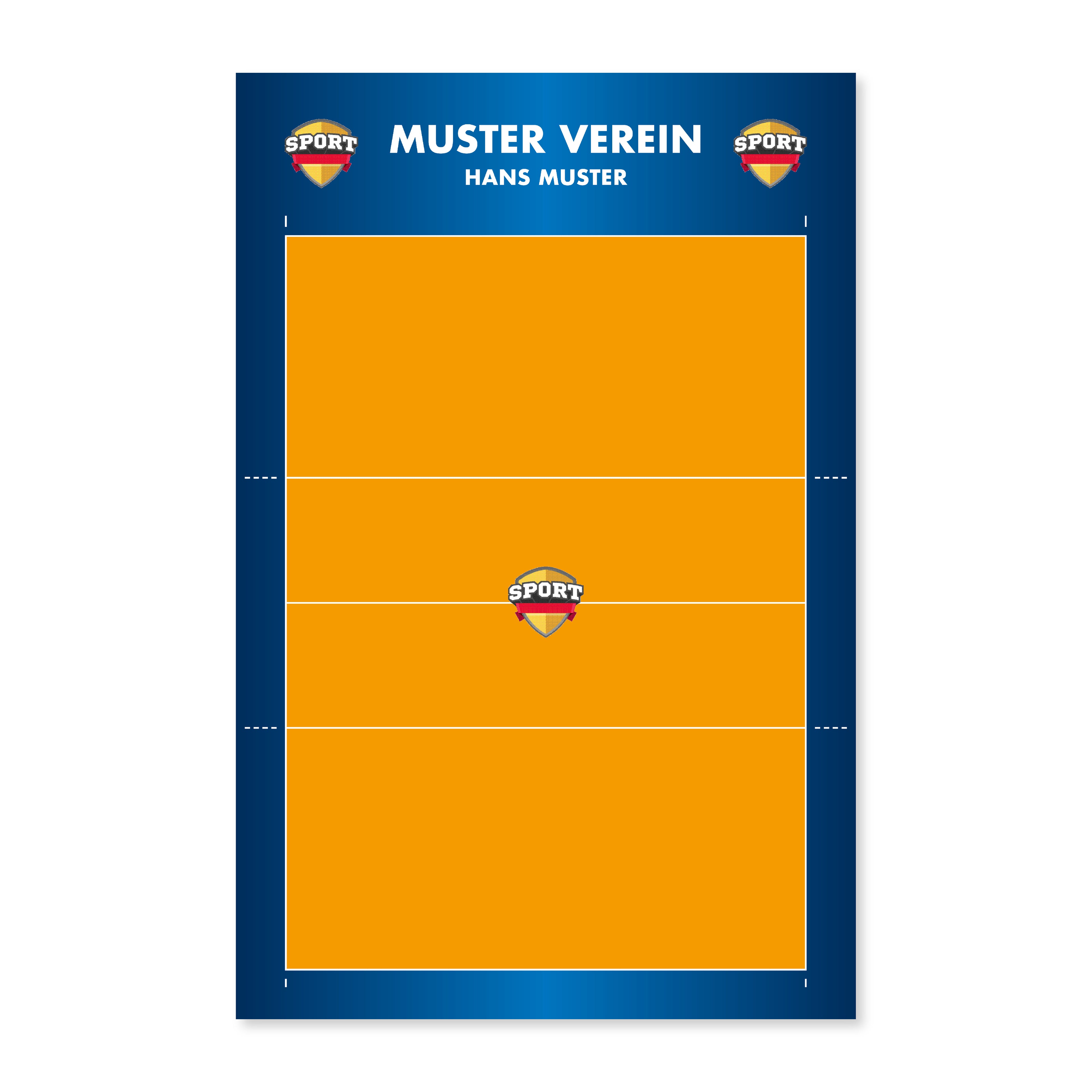 Tableau tactique de volley-ball 380x580mm